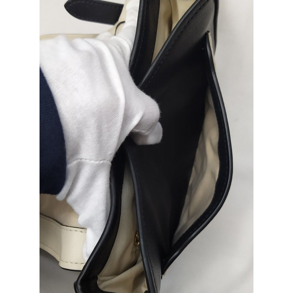 Marc Jacobs Mini Rider Colorblock Brown Leather Saddle Crossbody Bag - Picture 9 of 16